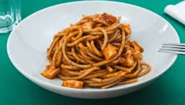 Cacio e pepe con polpo verace