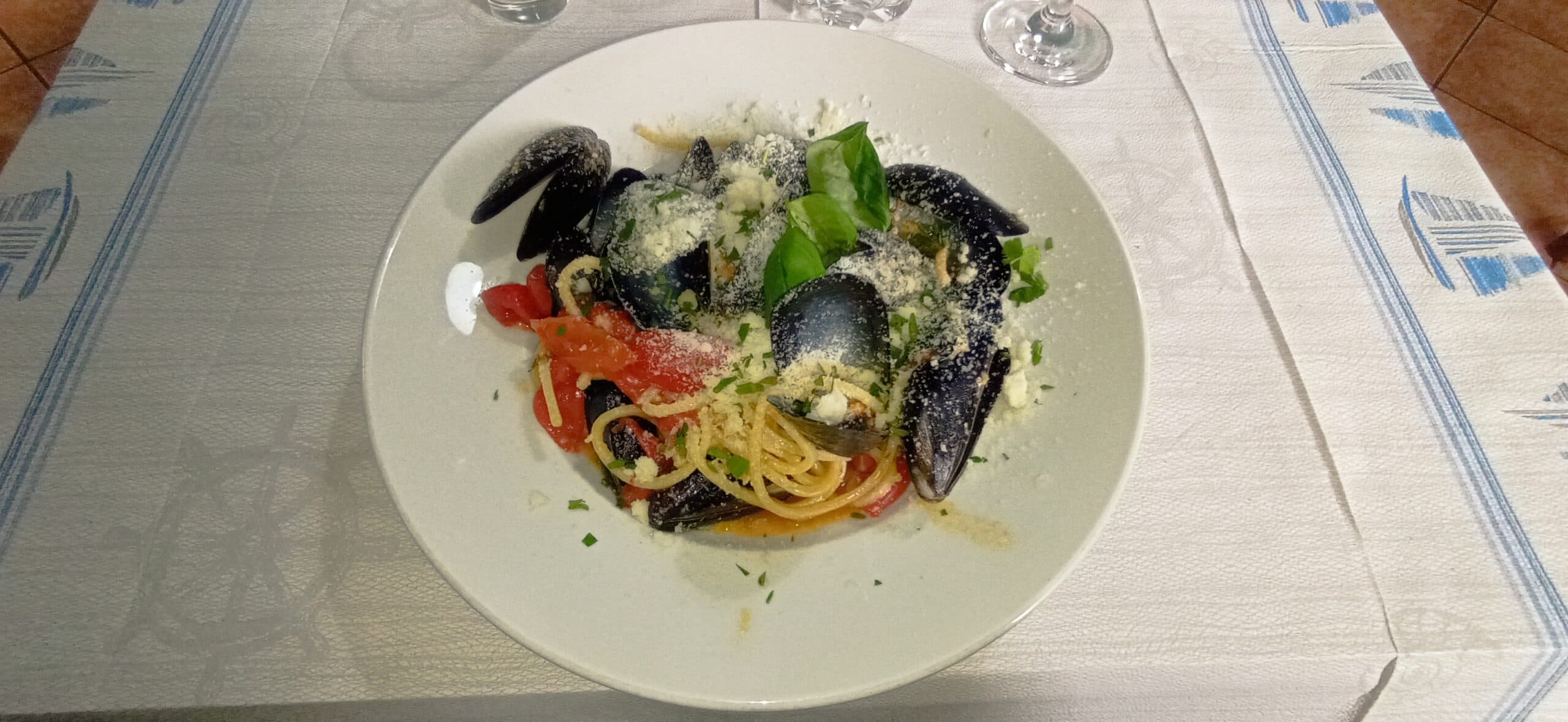 Tonnarello integrale cozze e pecorino