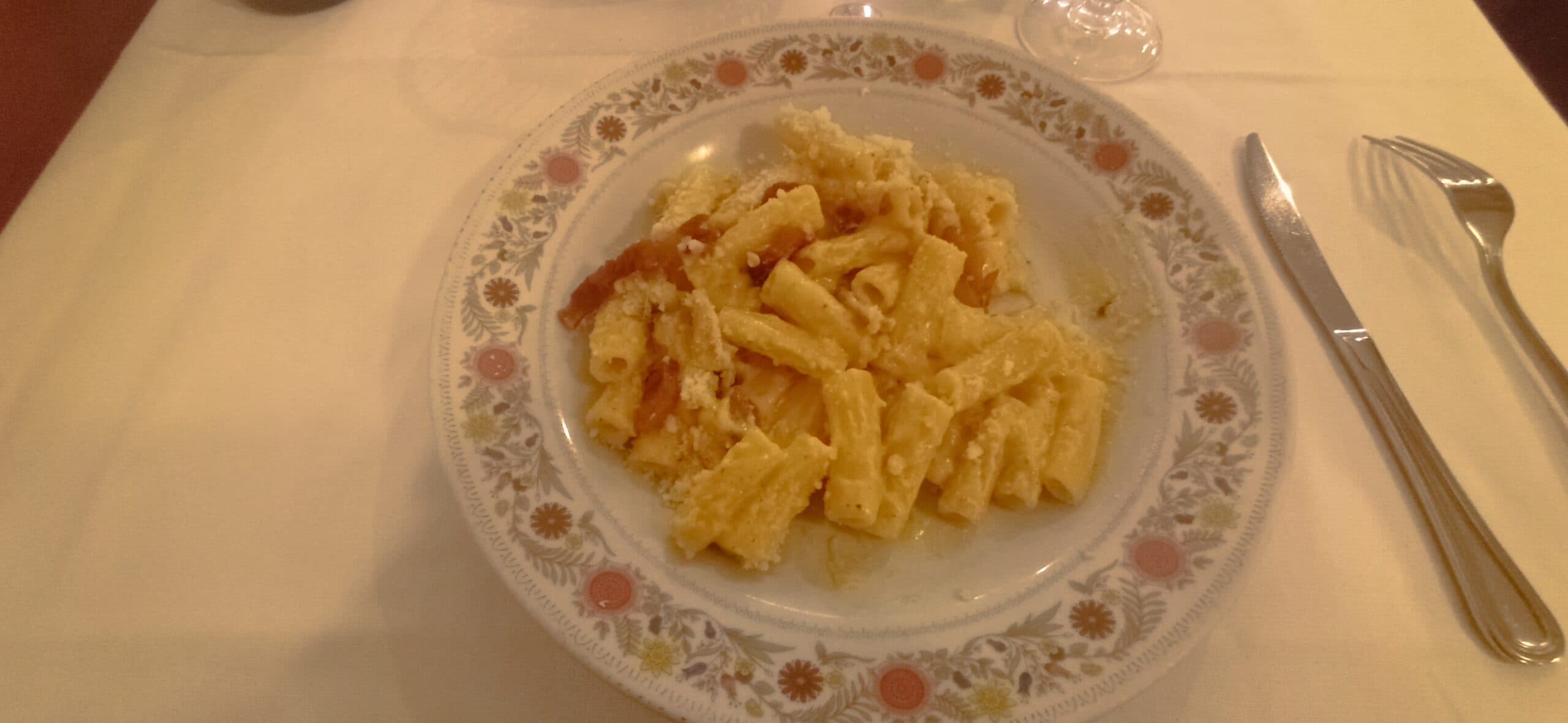Rigatoni integrali alla carbonara
