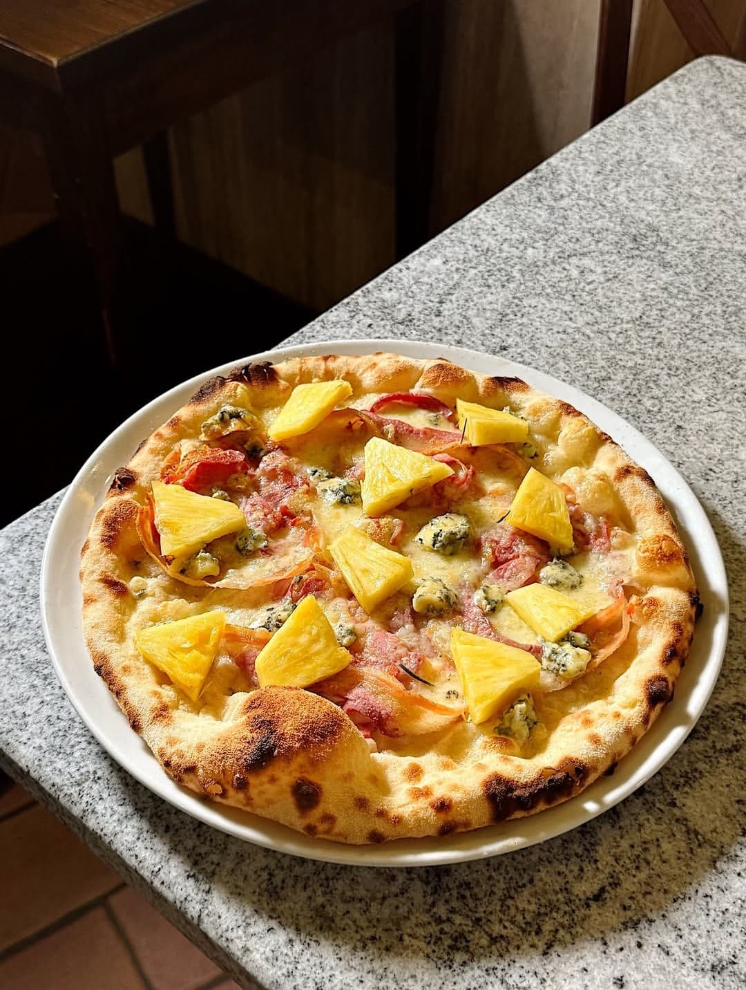 Pizza all’ananas integrale