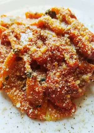 Sagne di grano saraceno all'amatriciana